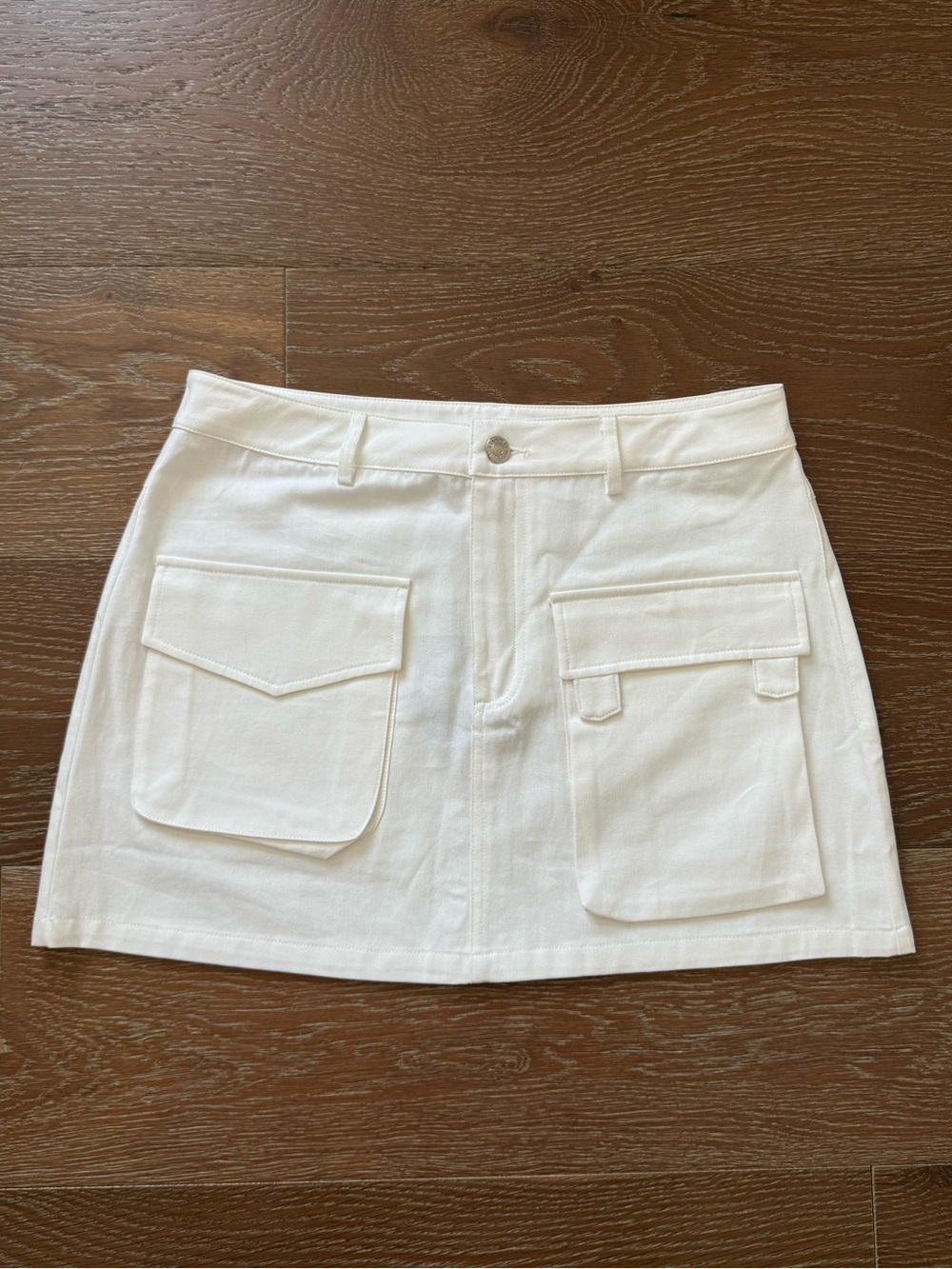 White Fox Weekend Travels Mini Skirt